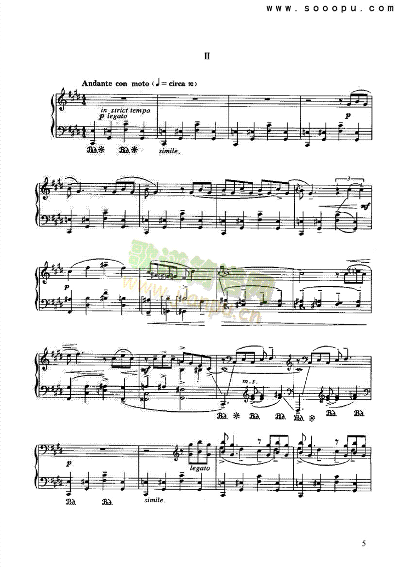三首前奏曲 键盘类 钢琴5