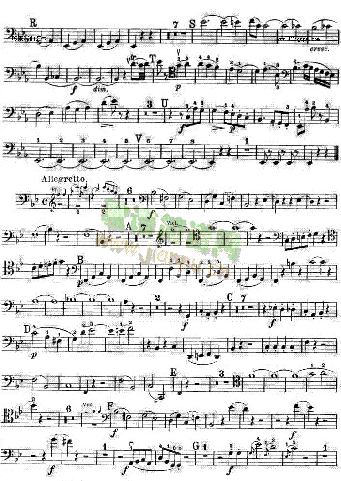 提琴三重奏 第二首 降B大调 K.502之Cello TRIO3