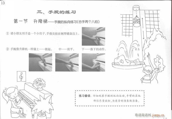 儿童钢琴入门教程  手指训练操1-2013
