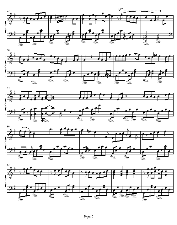 眼红红-(原版钢琴)-钢琴谱(钢琴曲)-Twins2