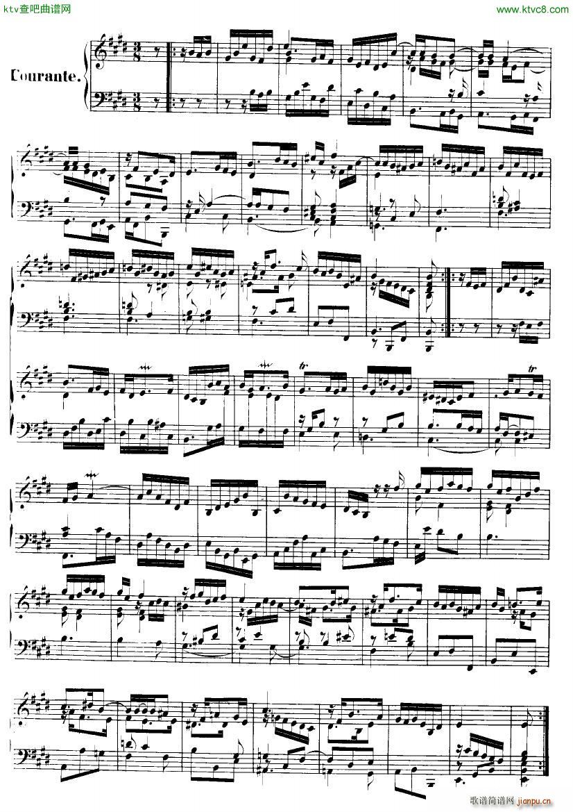 Handel Suite in E major G145 1483