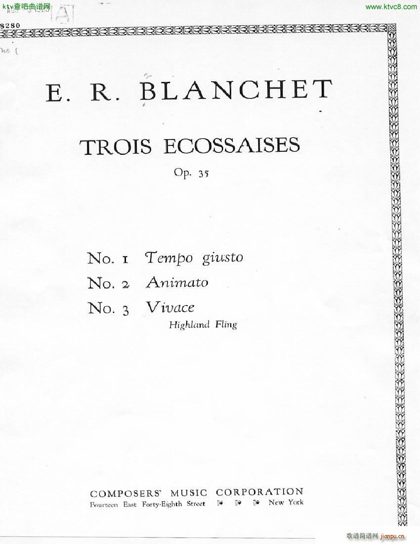 Blanchet Op 35 Trois Ecossaises1