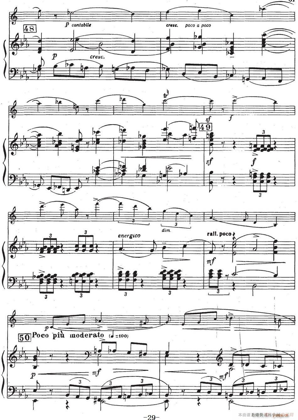 Glazunov Op 109（格拉组诺夫协奏曲Op 109）（萨克斯 钢琴伴奏）29