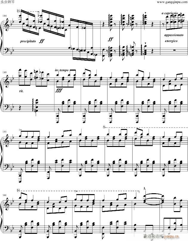 李斯特《唐璜的回忆》选段――香槟之歌  最难钢琴曲~_李斯特7