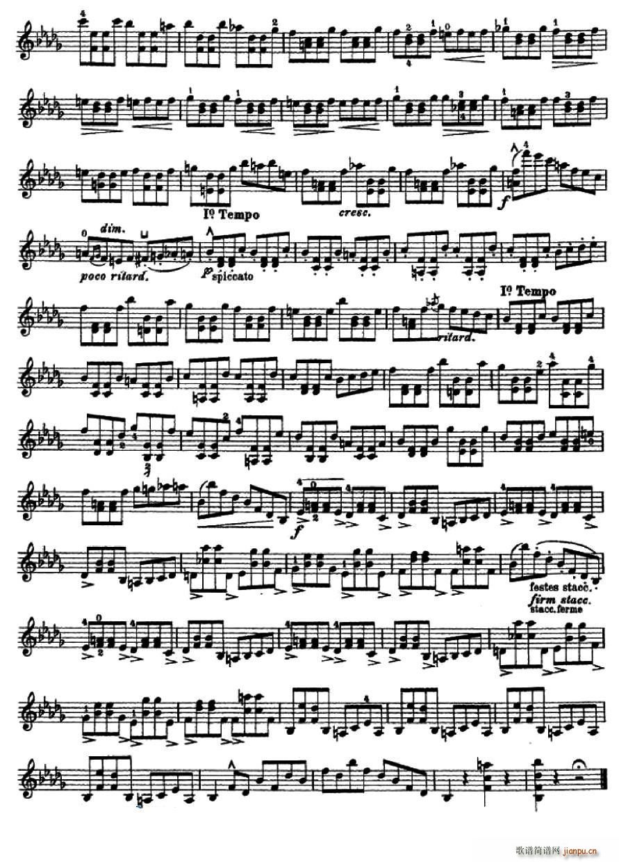 让 德尔菲 阿拉尔-12首小提琴�S想练习曲之162
