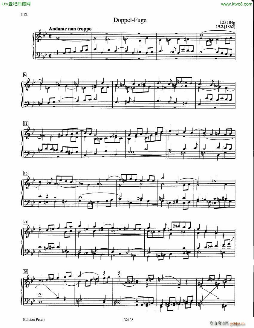Grieg 7 Fugues EG184a 184g12