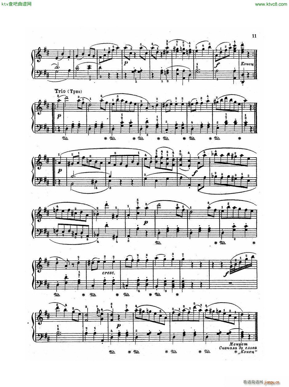 Haydn Twelve Easy Pieces For Piano12