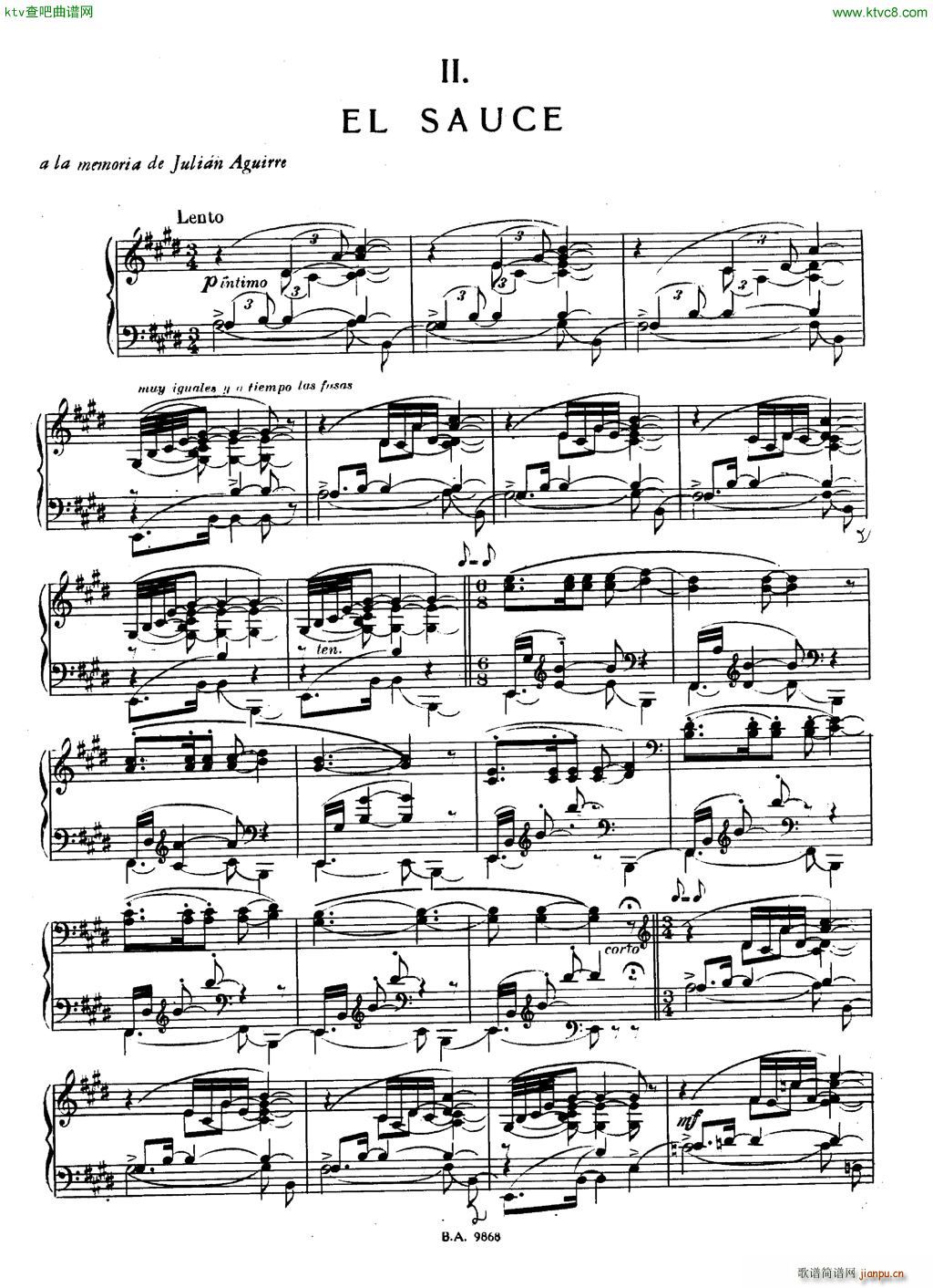 Guastavino La Siesta Tres Preludios3