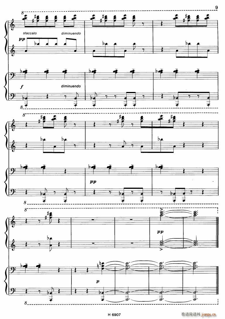 Barton Sonatina for 4 hands9