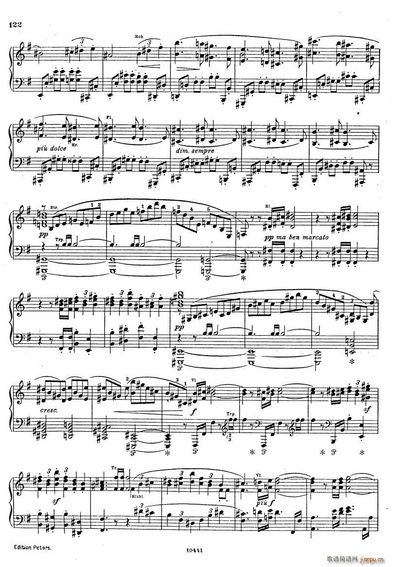 Brahms op 98 Singer Symphonie Nr 44
