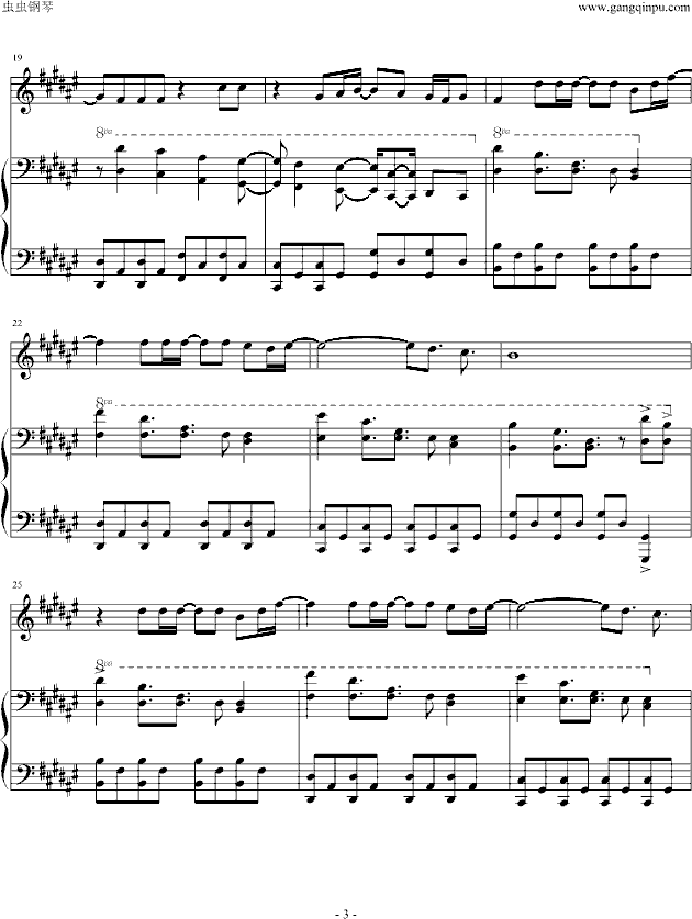 Into The Fire-Thirteen Senses（伴奏）-钢琴谱(钢琴曲)-Thirteen Senses3