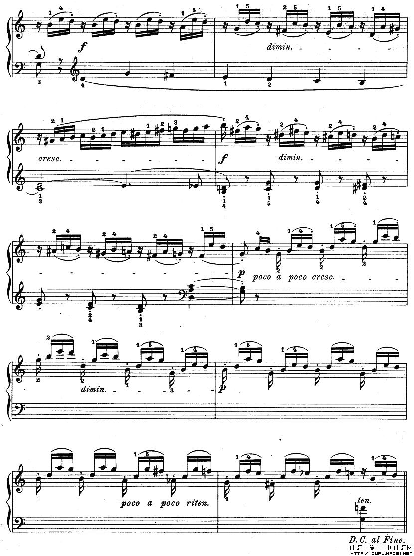 儿童钢琴进阶练习曲50首之452