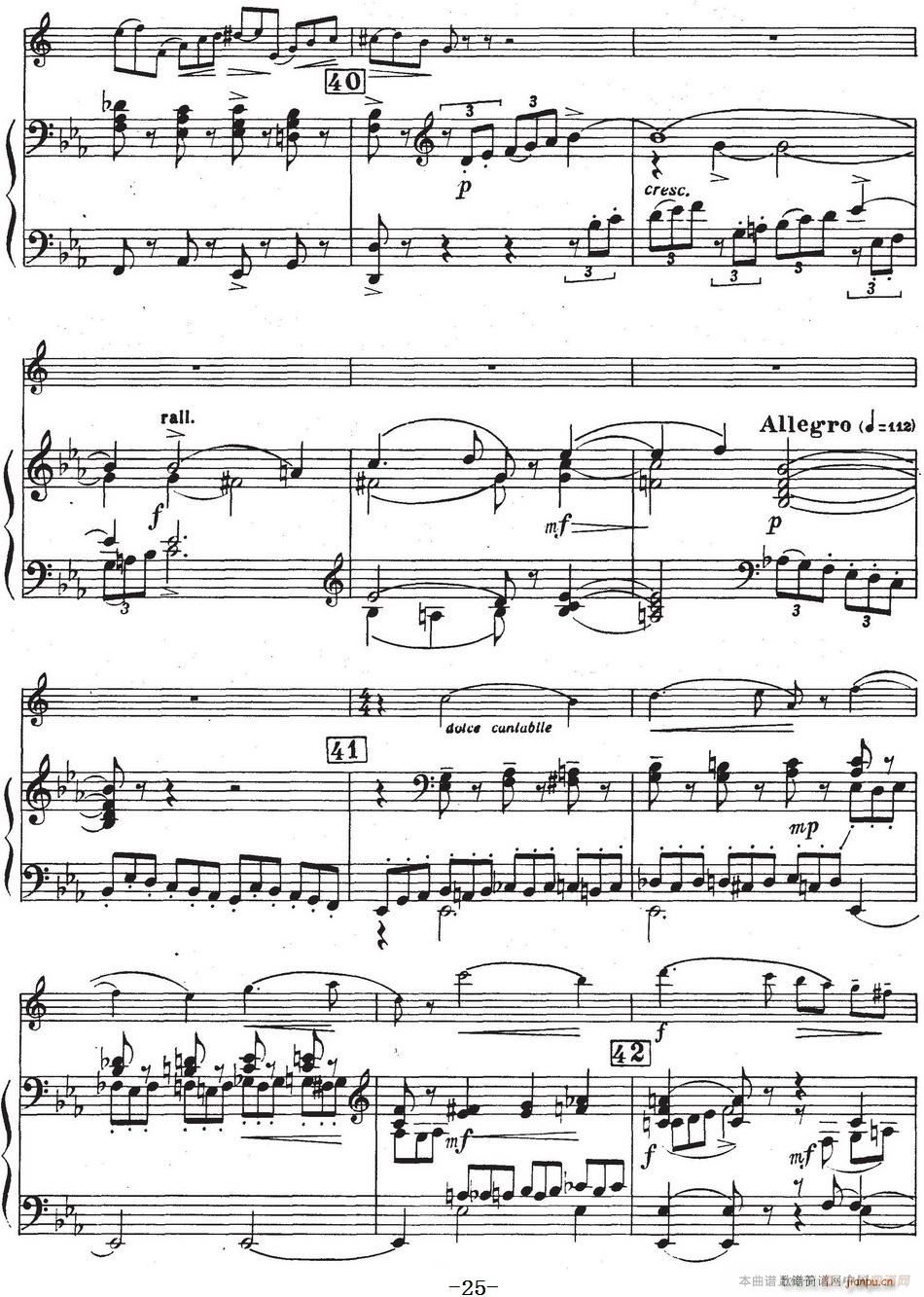 Glazunov Op 109（格拉组诺夫协奏曲Op 109）（萨克斯 钢琴伴奏）25