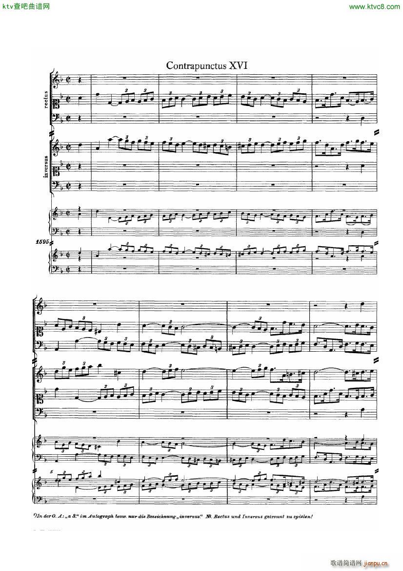 Bach JS BWV 1080 Kunst der Fuge part 224