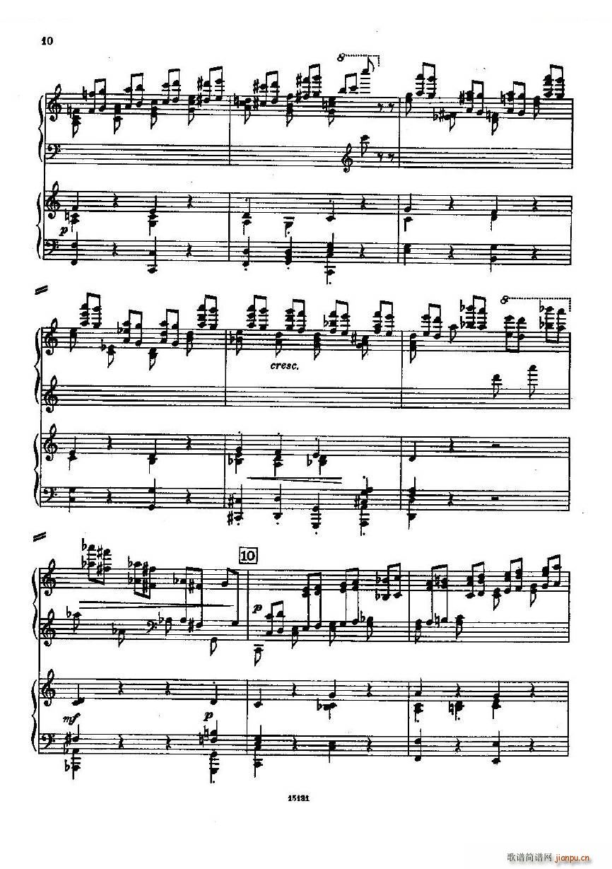 Dohnanyi Variations Nursery Rhyme Op25（一）10