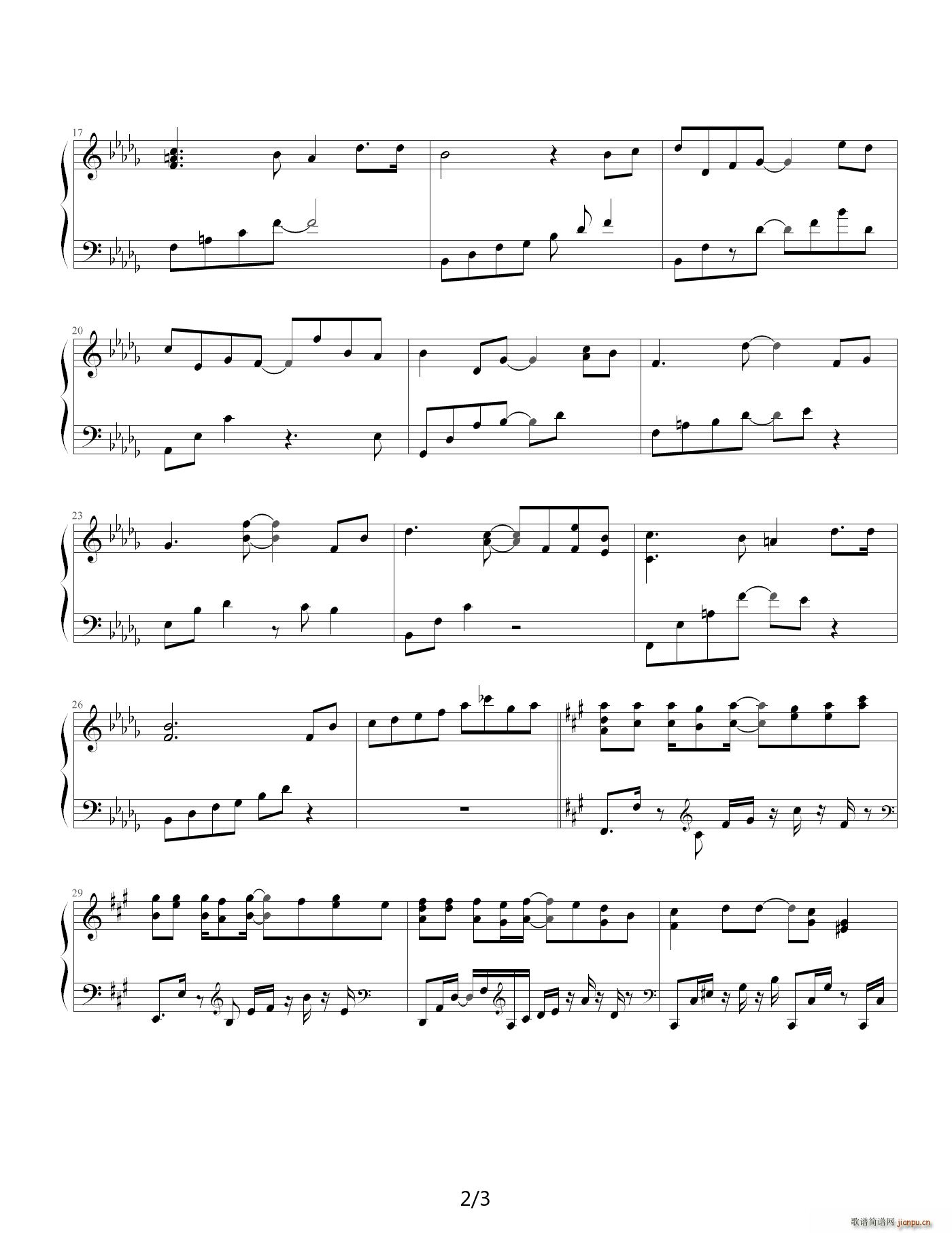 两部曲 降D调2
