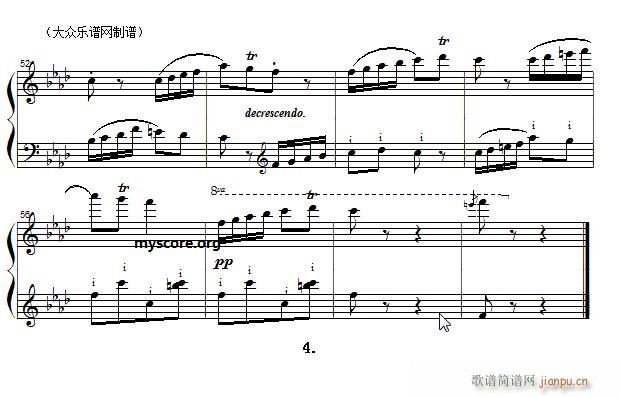 小毛驴（民歌钢琴小曲）4