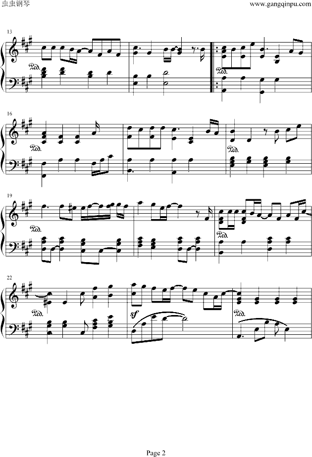 滨崎步-carols-钢琴谱(钢琴曲)-滨崎步2