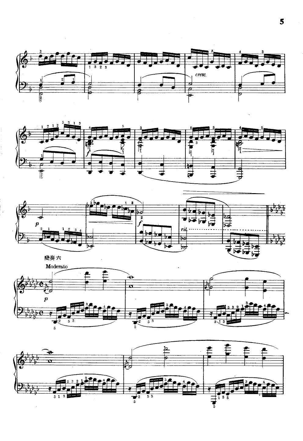东方红变奏曲(钢琴独奏)4