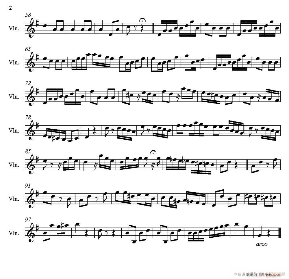 Neue Pizzicato Polka Op 449(新拨弦波尔卡)(第一把位)2