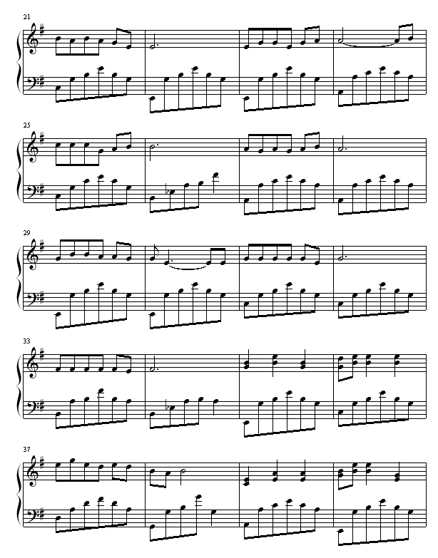 丁香花-钢琴谱(钢琴曲)-唐磊2