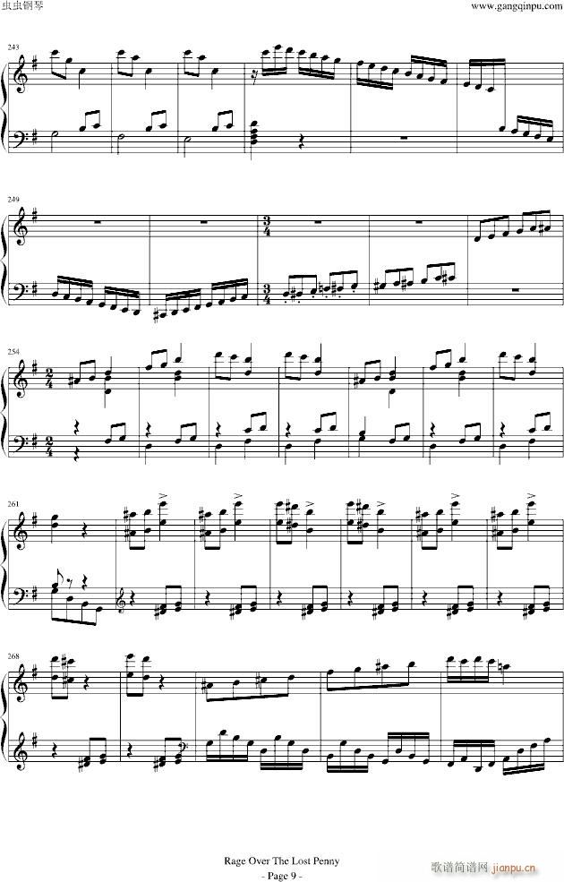 贝多芬：Rage Over The Lost Penny（丢失一分钱的愤怒）_贝多芬-beethoven9
