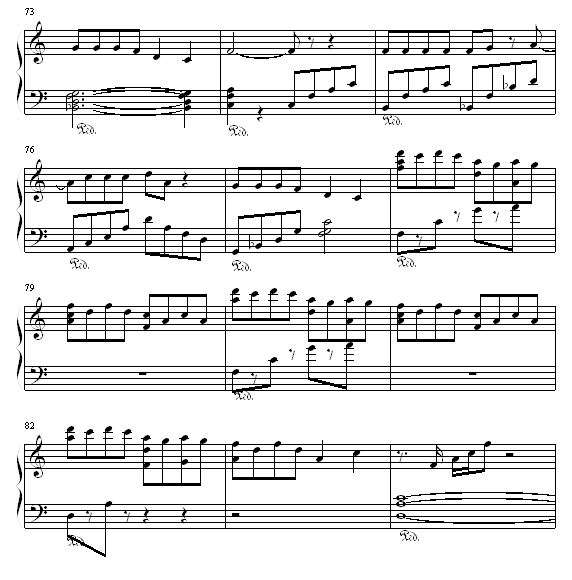 忘情水-钢琴谱(钢琴曲)-刘德华7