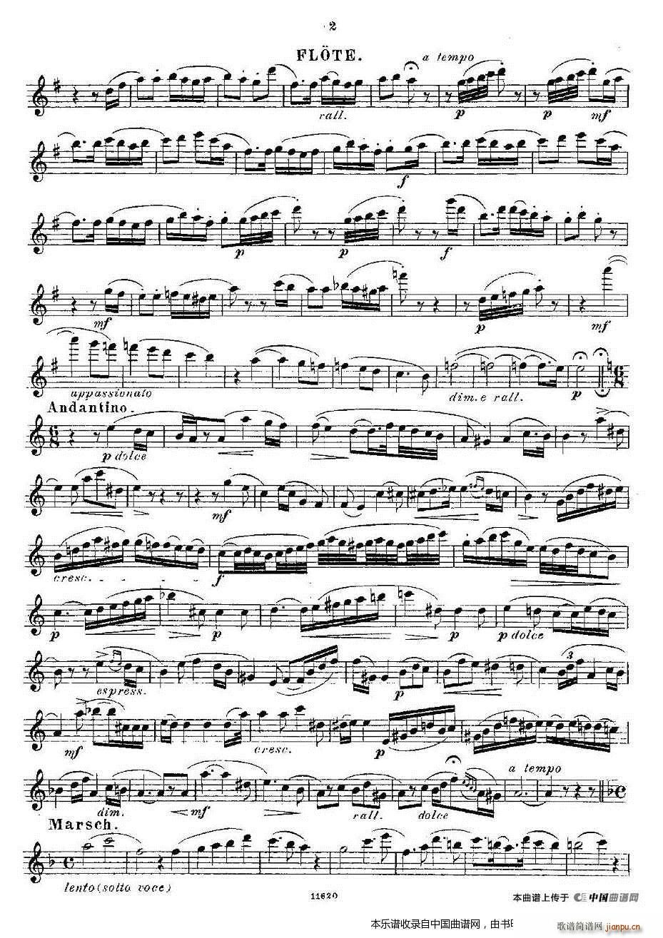 Opern-Transcriptionen Op 45-8 长笛谱2