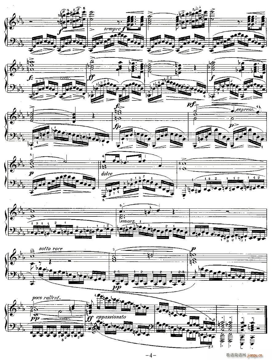 肖邦钢琴练习曲，Op.10之十二4