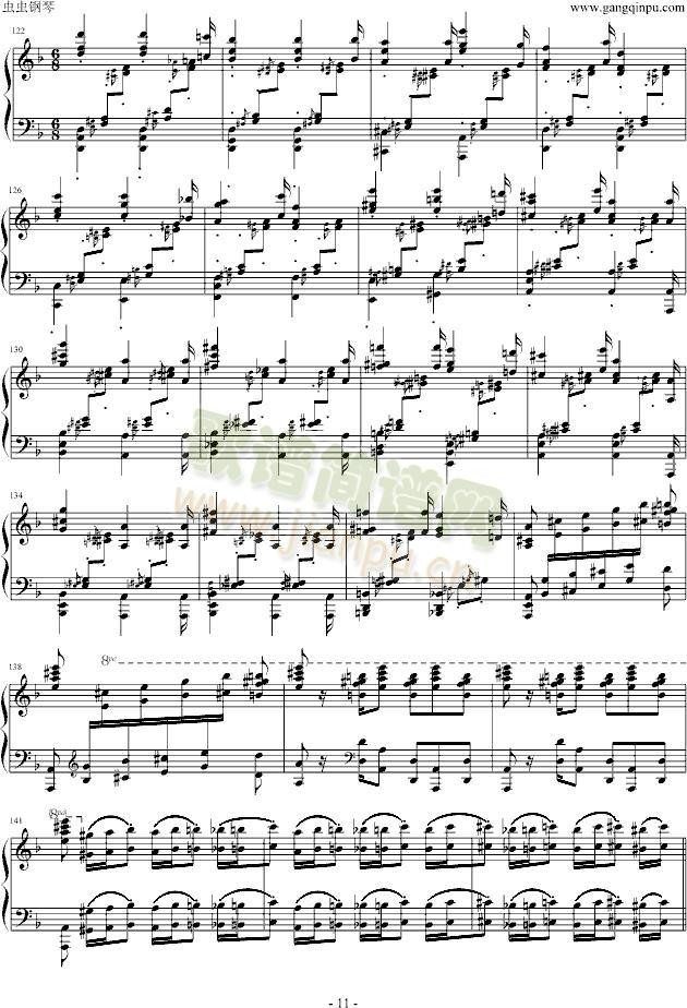 超技练习曲第4首Mazeppa11