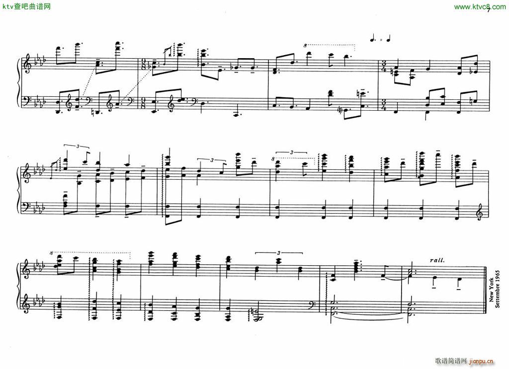 Berio 6 Encores for Piano7