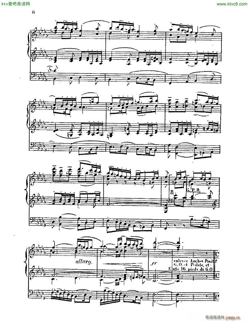 Blin Rene Symphonie mvt 1 solo organ8