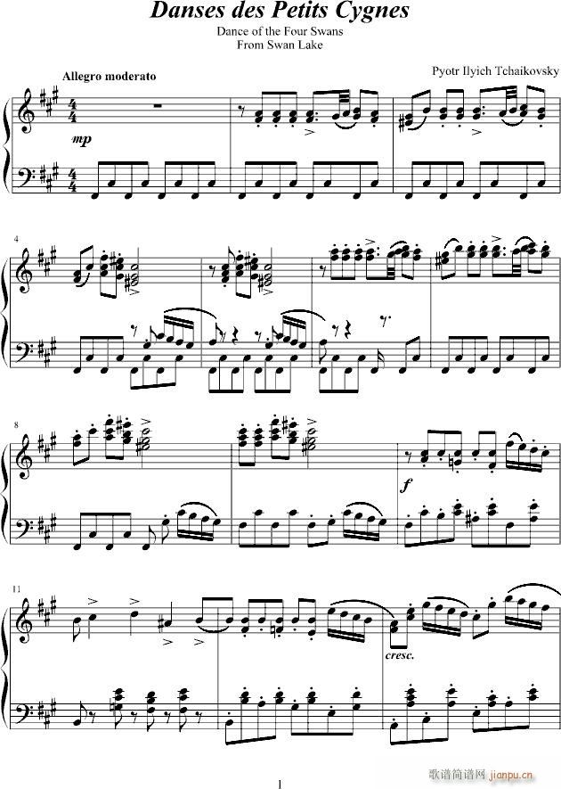 四小天鹅舞曲_Charm2版_柴科夫斯基-Peter Ilyich Tchaikovsky1