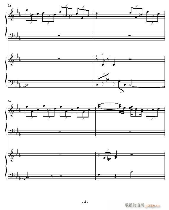 ココロの音_piano钢琴恋曲4
