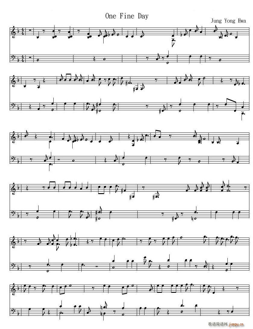 One Fine Day（美好的一天）_郑容和 CNBLUE Jung Yong Hwa1