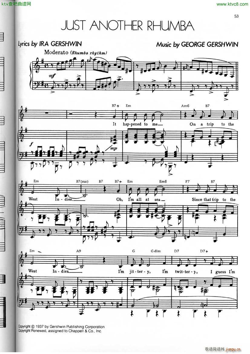 Gershwin Just Another Rhumba page 11