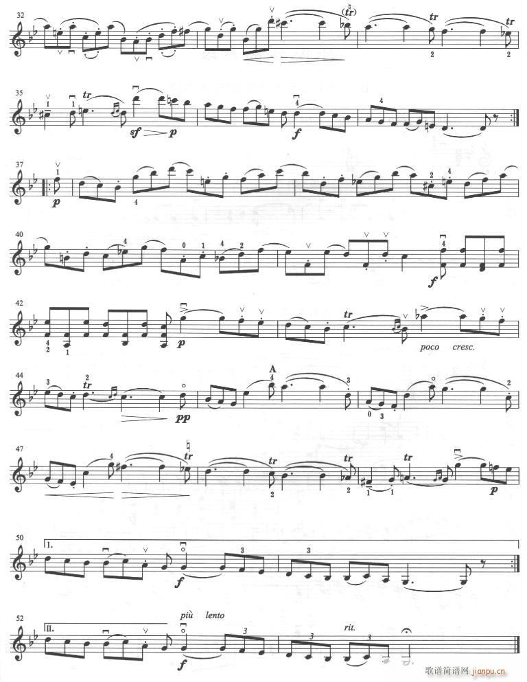 塔尔蒂尼《g小调奏呜曲》提琴6
