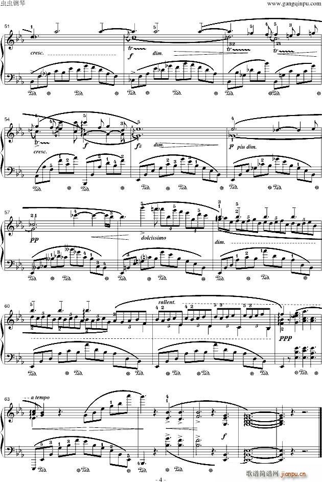 降E大调夜曲 Op 55 2_肖邦 chopin4