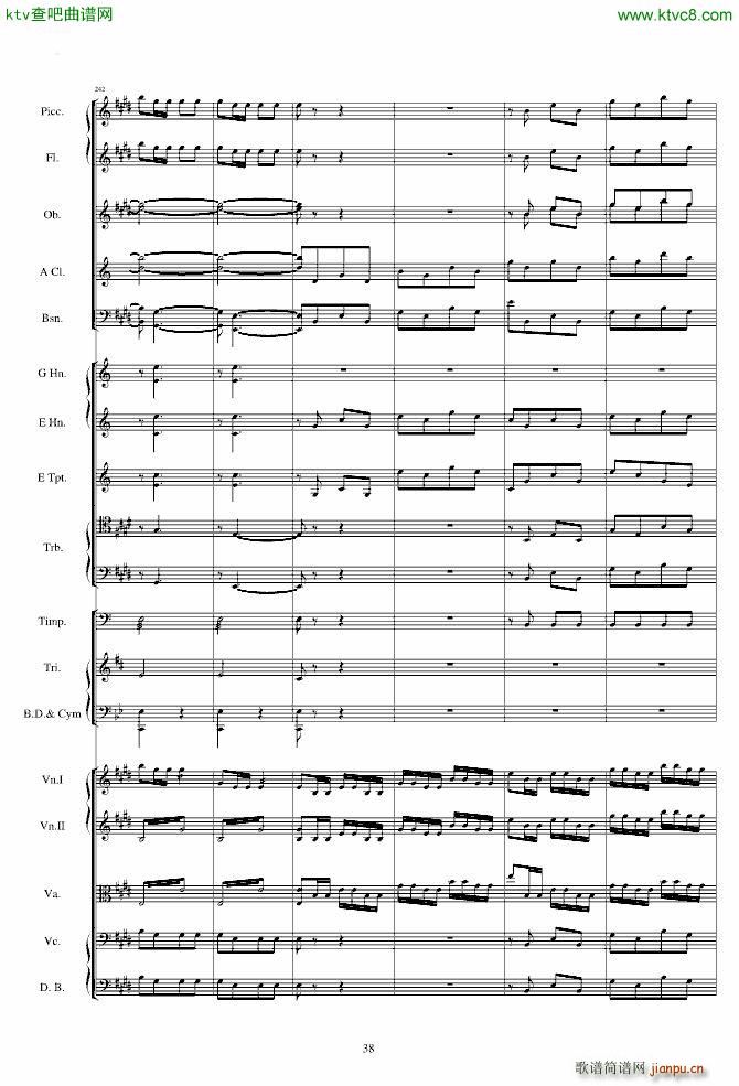 威廉退尔序曲原版扒谱_罗西尼38