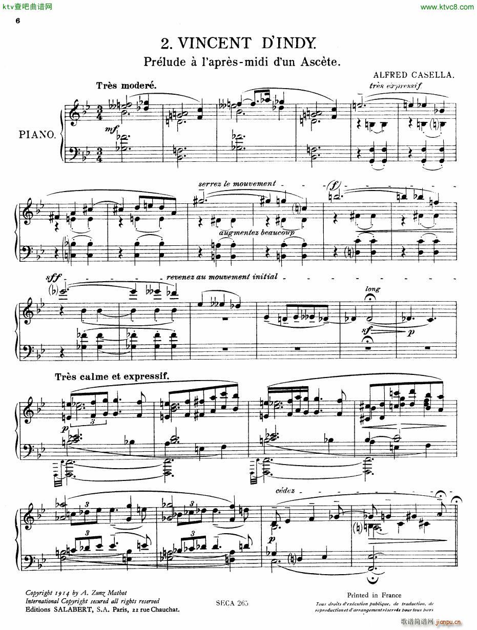 Casella à La Manière de Vincent d Indy piano1