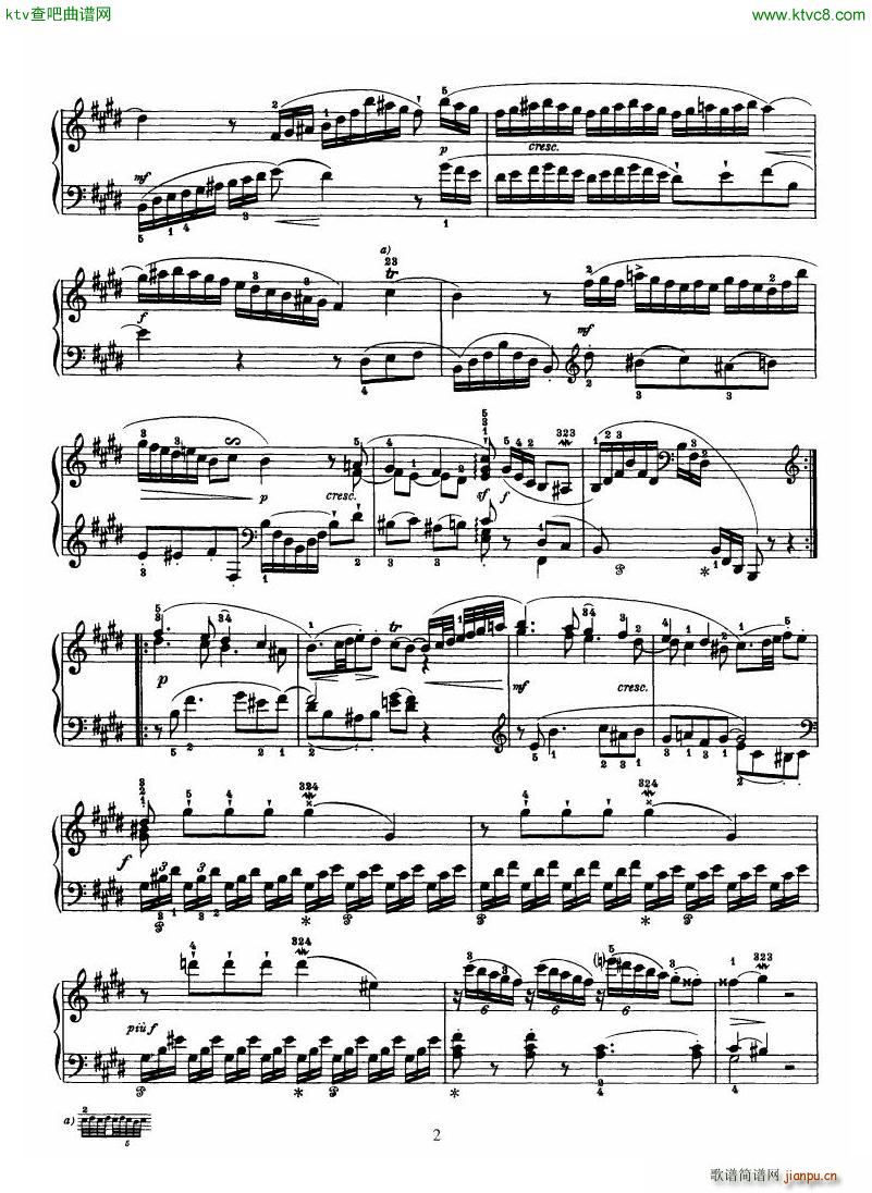 Haydn Piano Sonata No 31 In E2