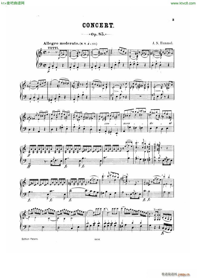 hummel op85 Klavierkonzert Nr11