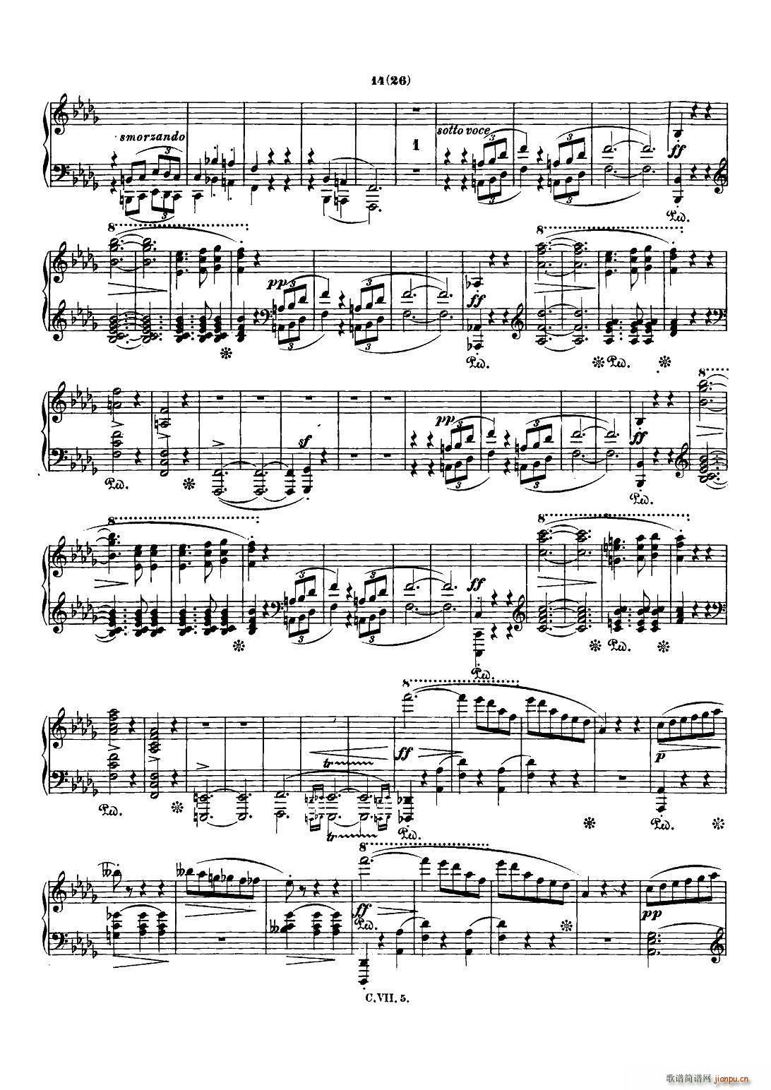 肖邦 钢琴谐谑曲 Chopin Scherzo（No 2 降b小调 Op 31）13