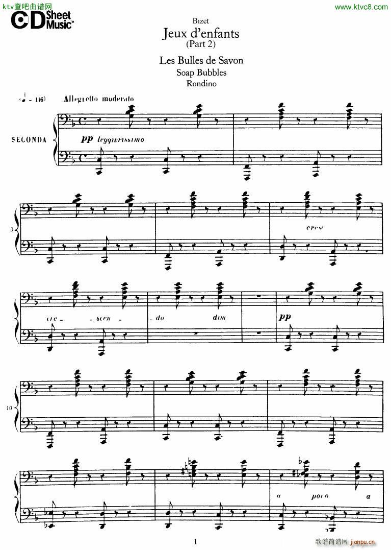 Bizet Jeaux d Enfants Part II2