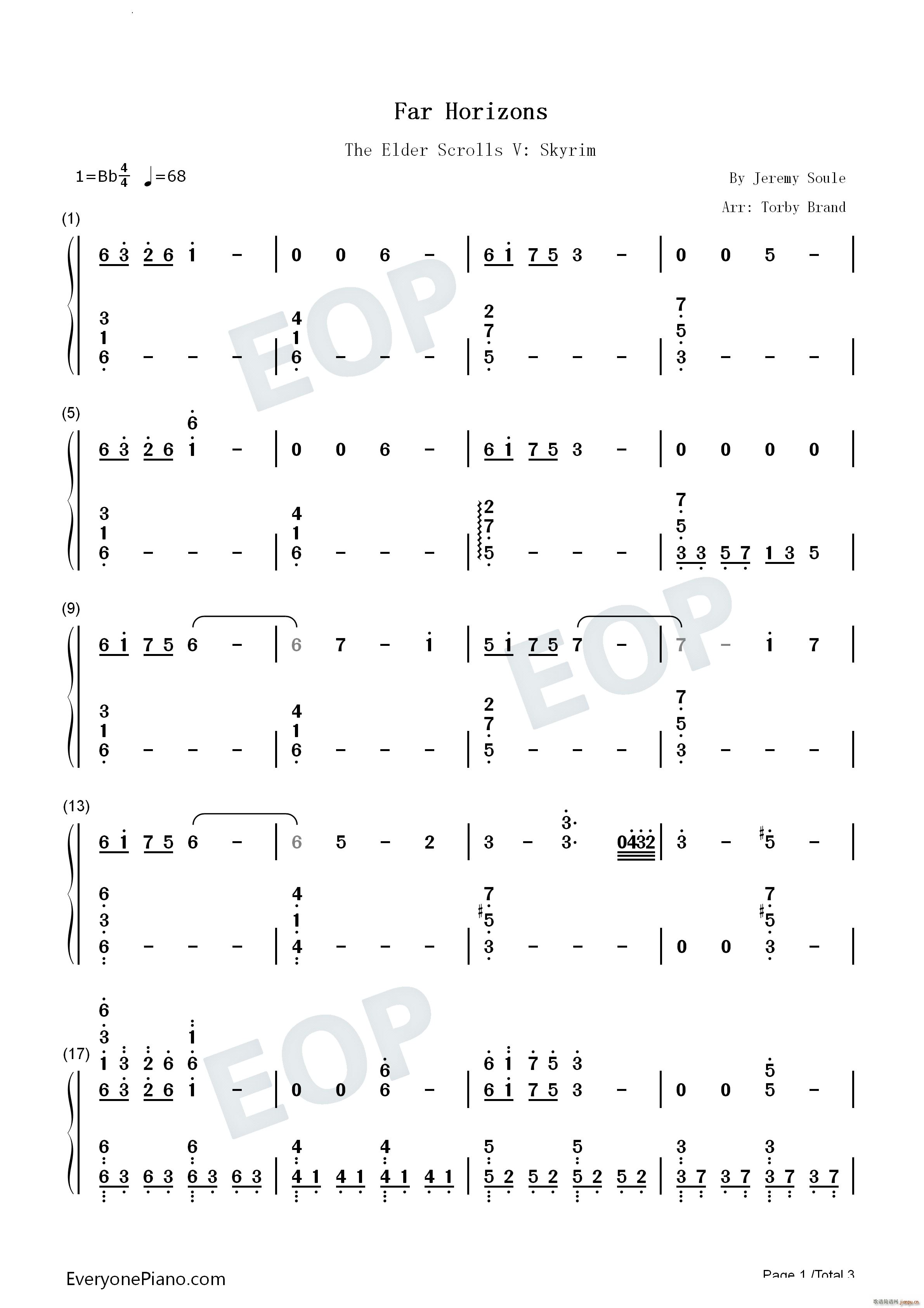 Far Horizons上古卷轴5天际BGM_Jeremy Soule5