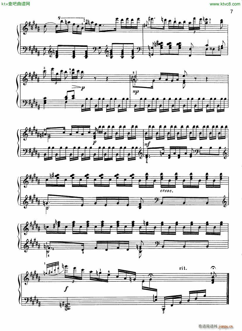 Field Sonata no4 b major7