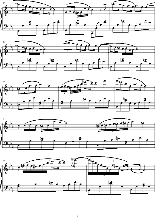 c小调夜曲-遗作-钢琴谱(钢琴曲)-肖邦-chopin2