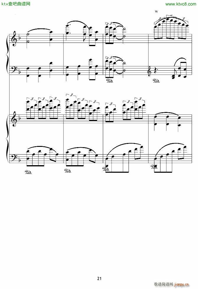 X战记插曲 宿命 双钢琴版21