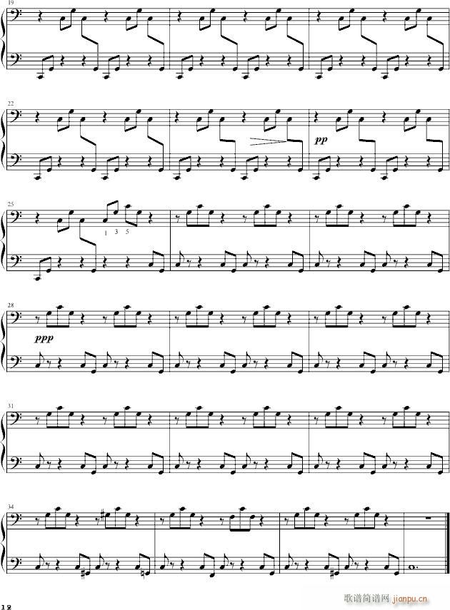 夜曲第一首（四手联弹）_肖邦-chopin3