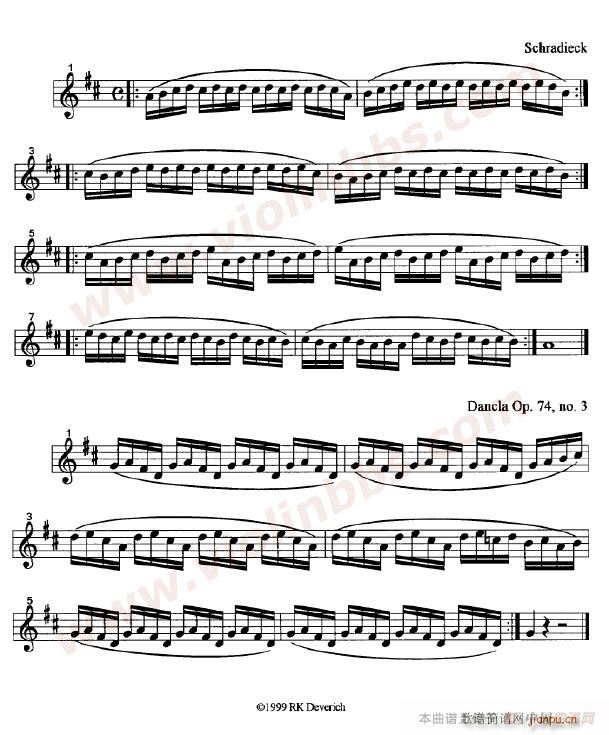 训练左手手指的颗粒性练习曲3